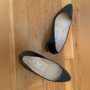 Manolo Blahnik black heels size 39